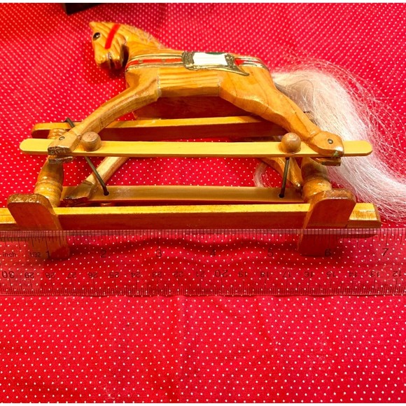 Wood Toy Rocking Horse Christmas Around the World House of Lloyd - Picture 10 of 11